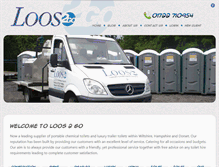 Tablet Screenshot of loos2go.co.uk